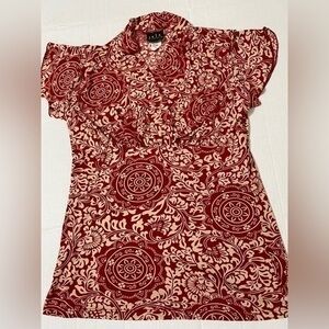 JKLA Wrap front circle tops Size M